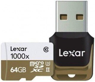 Lexar 1000x 64 GB (LSDMI64GCBEU1000R) microSD kullananlar yorumlar